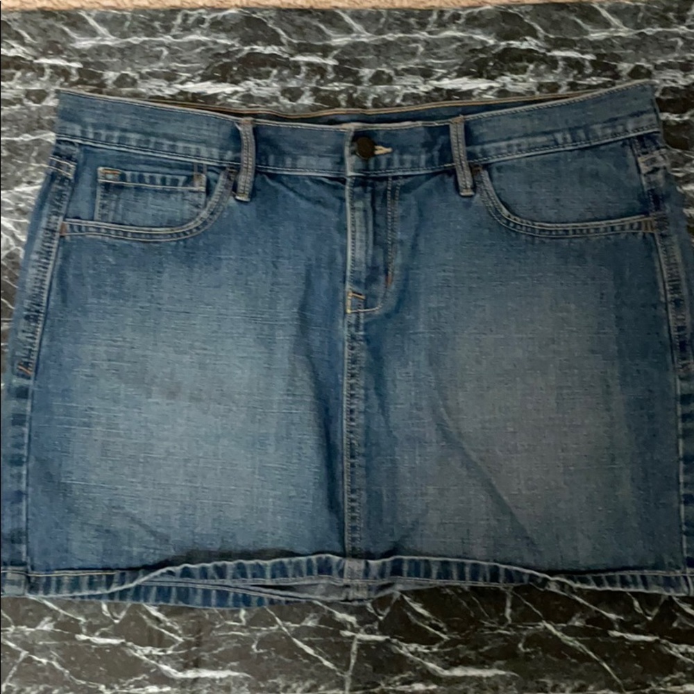 Denim Mini Skirt